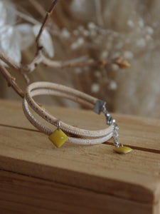bracelet aveiro (différents coloris) jaune